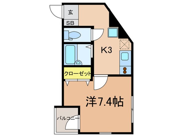 フォルトゥナ小石川（３０１）の物件間取画像